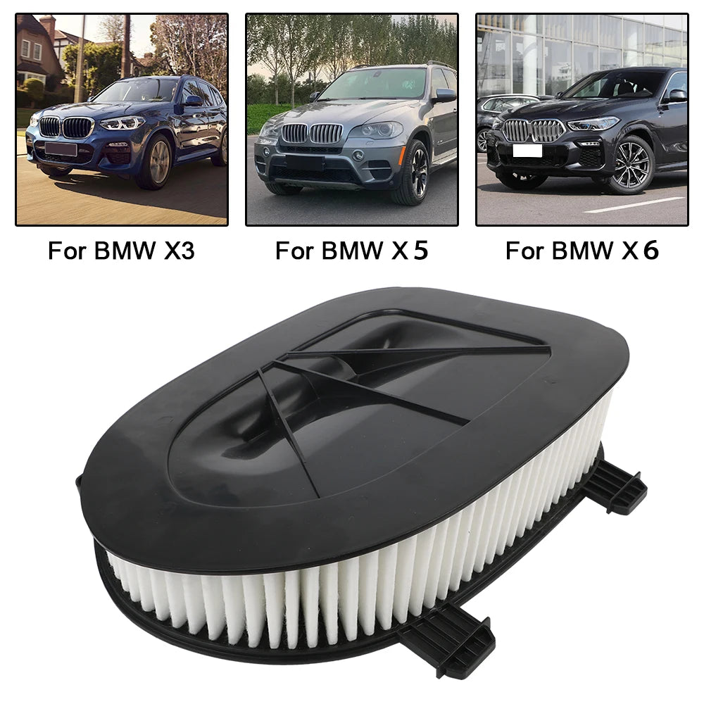 Car Air Filter Element Auto Accessories 2.0-3.0L OEM 13717811026 For BMW X3 X5 X6 F25 F15 E72 E71 E70 Air Filter