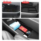 for BYD Sealion 7 2024 2025 Center Console Lower Storage Box Car Storage Tray TPE Organizers Tidying Interior Accessories