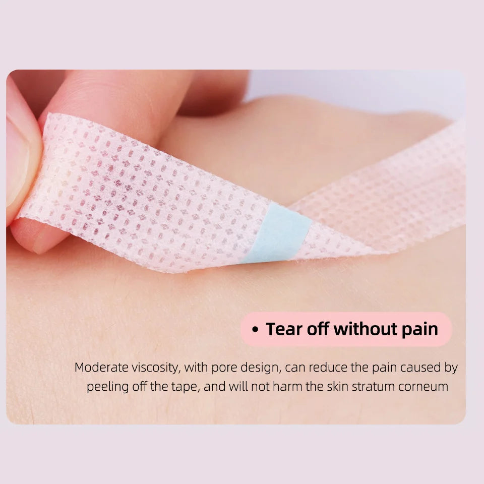 50Rolls/Lot Silicone Gel Tape For Eyelash Extension Sensitive Skin Multi Use Non-Woven Breathable Under Eye Pad Patches Supplier