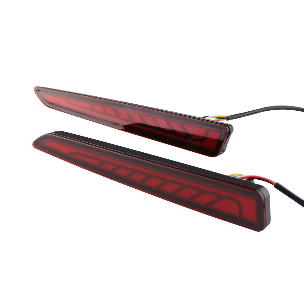 Car Rear Bumper Light for Toyota Raize 2019 2020 2021 2022 Dynamic Turn Signal LED Brake Warning Lamp Reflector 12V Accessories