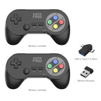 Data Frog PC07 Classic Style Wireless Game Controller, Dual Receiver, Retro Gamepad for PC DInput, Android TV, Arcade Gaming