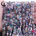 100% Natural Gold Pyrite Gemstone Beads 3mm Faceted Loose Stone Beads for Jewelry Bracelet Making DIY Accessories 10 strands/lot