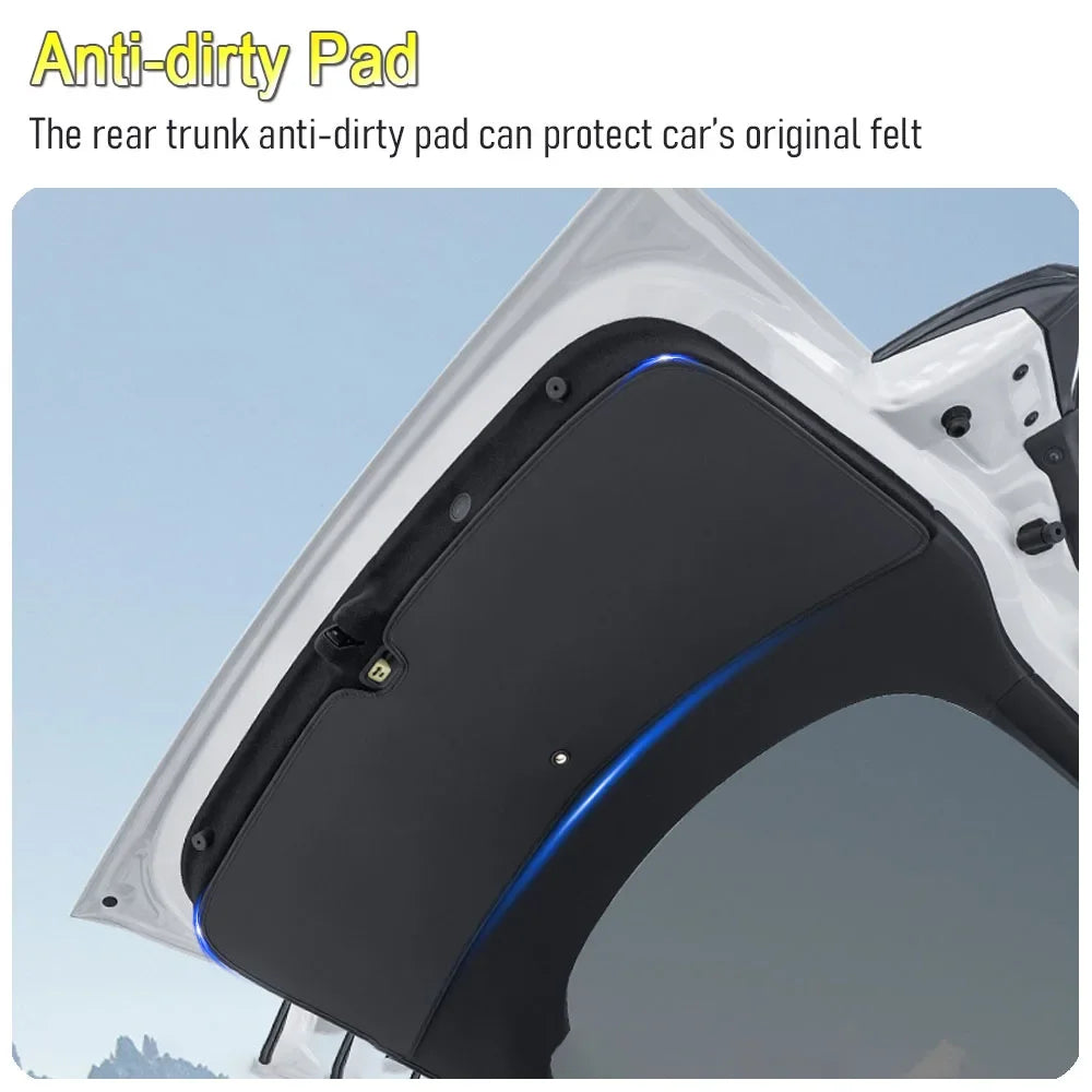 Rear Trunk Tailgate Mat for Tesla Model Y Juniper 2025 2026 All Weather Rear Cargo Liners Trunk Tray Pads Protector Accessories