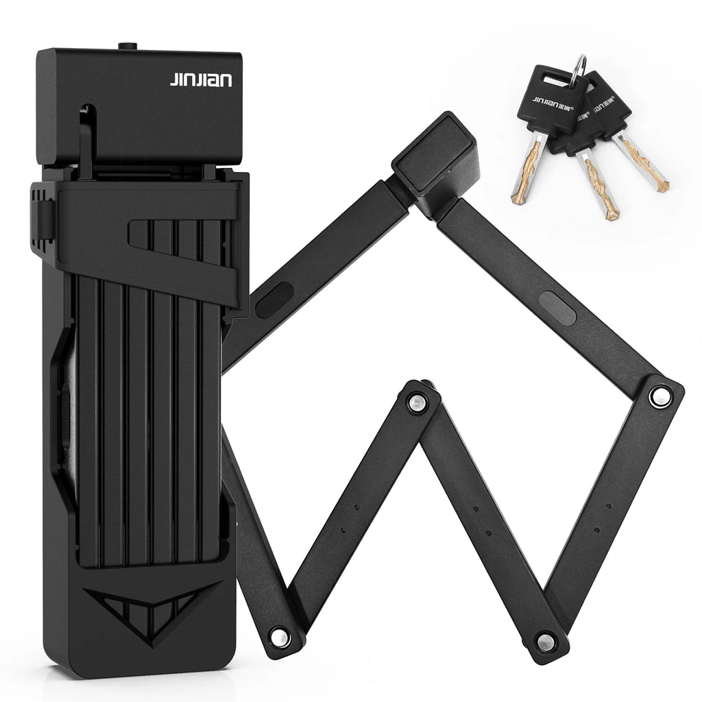 Bicycle High-security Folding Lock 100CM Bicycle Lock Thickened Thickened Anti-shear Bicycle Lock Rotatable Lock Head Bike Lock