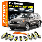 ZITWO LED Interior Light Bulb Kit 12pcs for Honda CR-V 2007-2012, ice blue