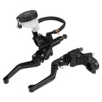 Universal 7/8in 22mm CNC Aluminum Hydraulic Brake Clutch Master Cylinder Lever, 1pc