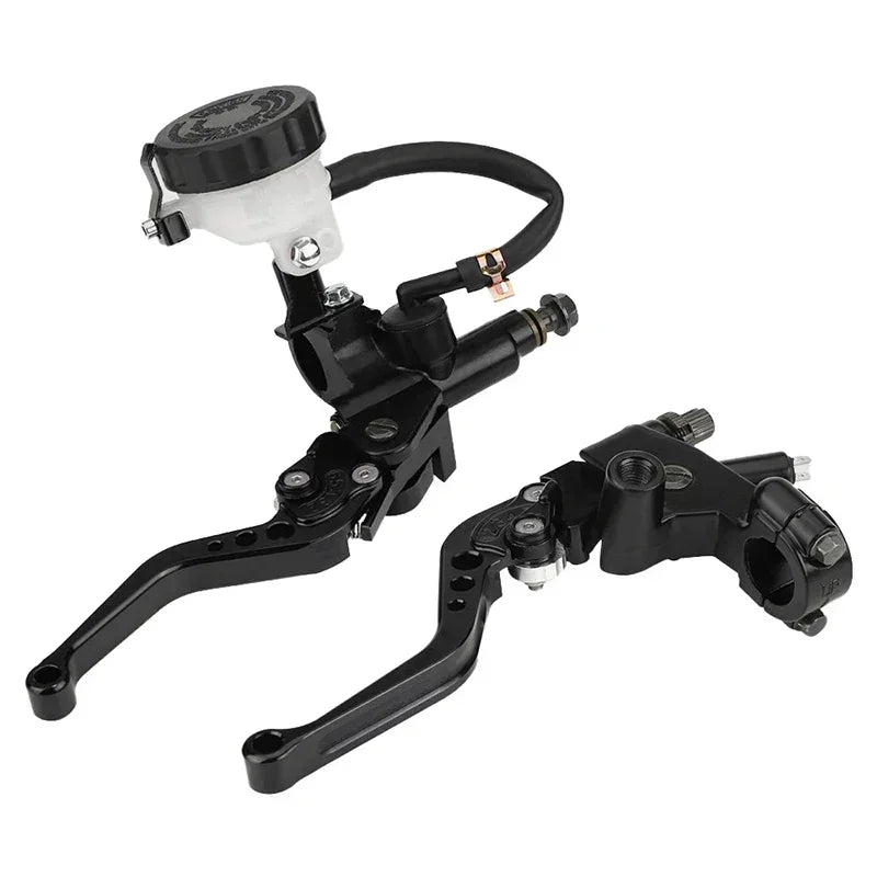 Universal 7/8in 22mm CNC Aluminum Hydraulic Brake Clutch Master Cylinder Lever, 1pc