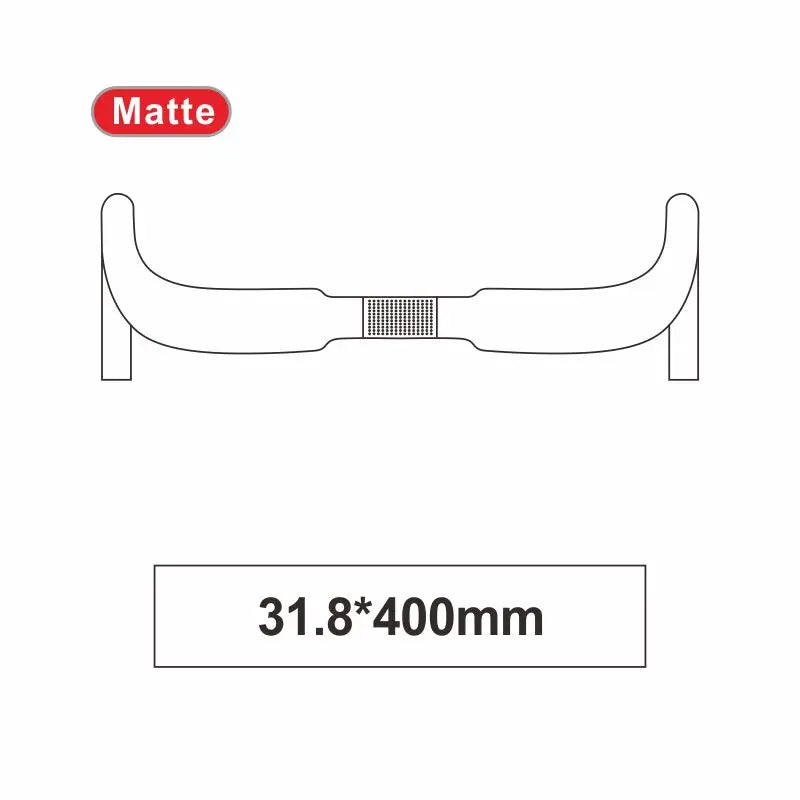 NEXT race face matte carbon handlebar +glossy sticker UD carbon road handlebar drop 127mm reach 104mm 31.8*400/420/440mm