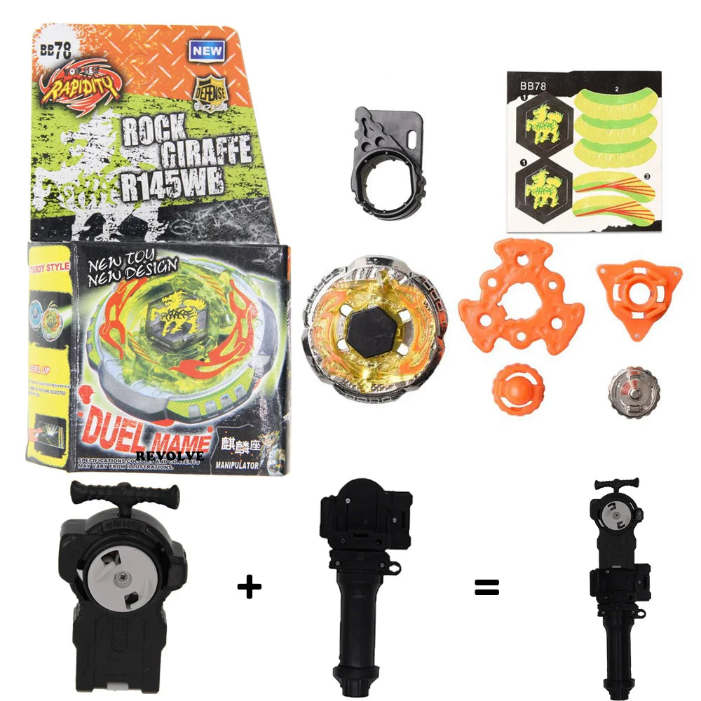 Spinning Top Toys Children shop  Lightning 100HF BB88 grip with launcher