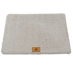3D Foam Pet Bed With Removable Washable Faux Fur Cover Orthopedic Waterproof Dog Bed For Crate Anti-Slip Bottom Dog Bed