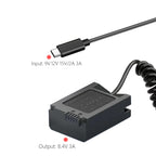 USB-C EP-5G EN-EL25 EN-EL25a Dummy Battery For Nikon ZFC Z50 Z30 Camera Charger ENEL25 EP-5G