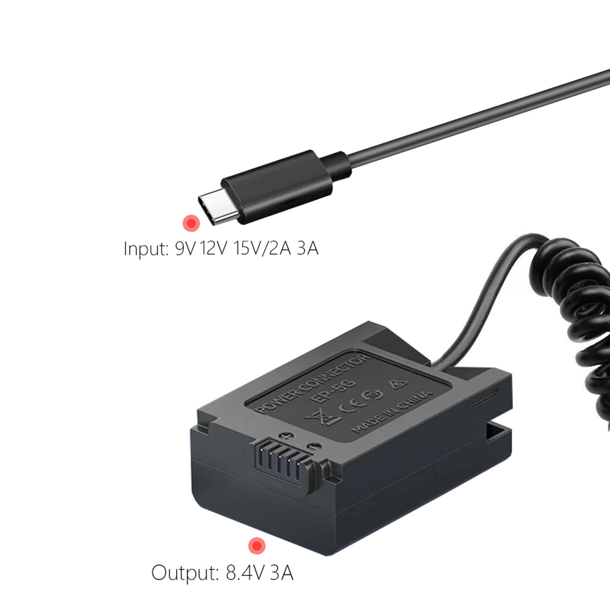 USB-C EP-5G EN-EL25 EN-EL25a Dummy Battery For Nikon ZFC Z50 Z30 Camera Charger ENEL25 EP-5G