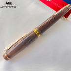 Jinhao 82 Fountain Pen Golden Clip EF/F/M Nib Acrylic Ink Pen Luxury Writing Pens for Stationery Business Office School Supplies