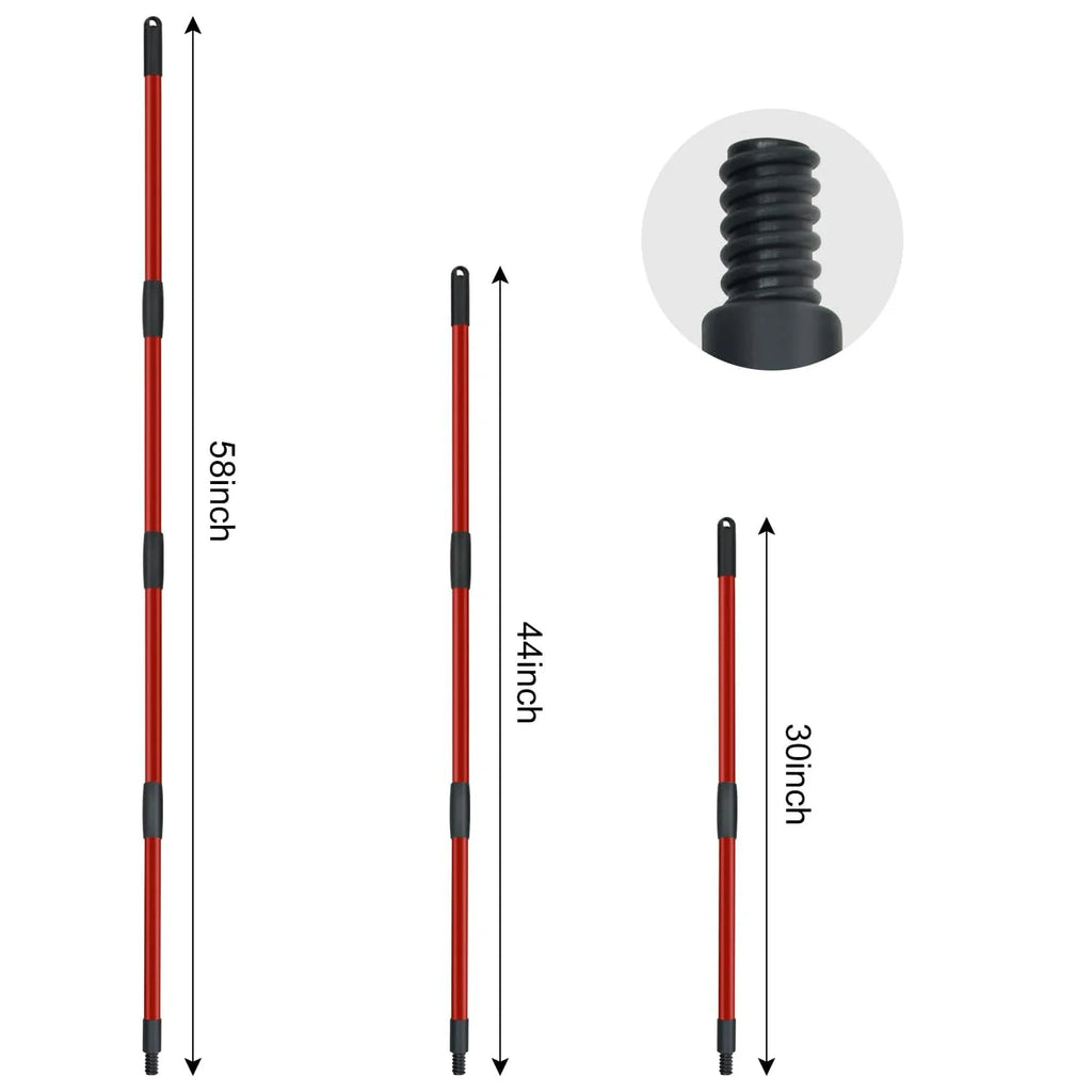 Mop Handle and Mop Base for O-cedar/Vileda 1Tank System,Mop Handles for O-cedar/Vileda Spin Mop & H2pro Flat Mop
