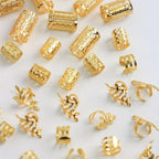 40 pieces mix gold