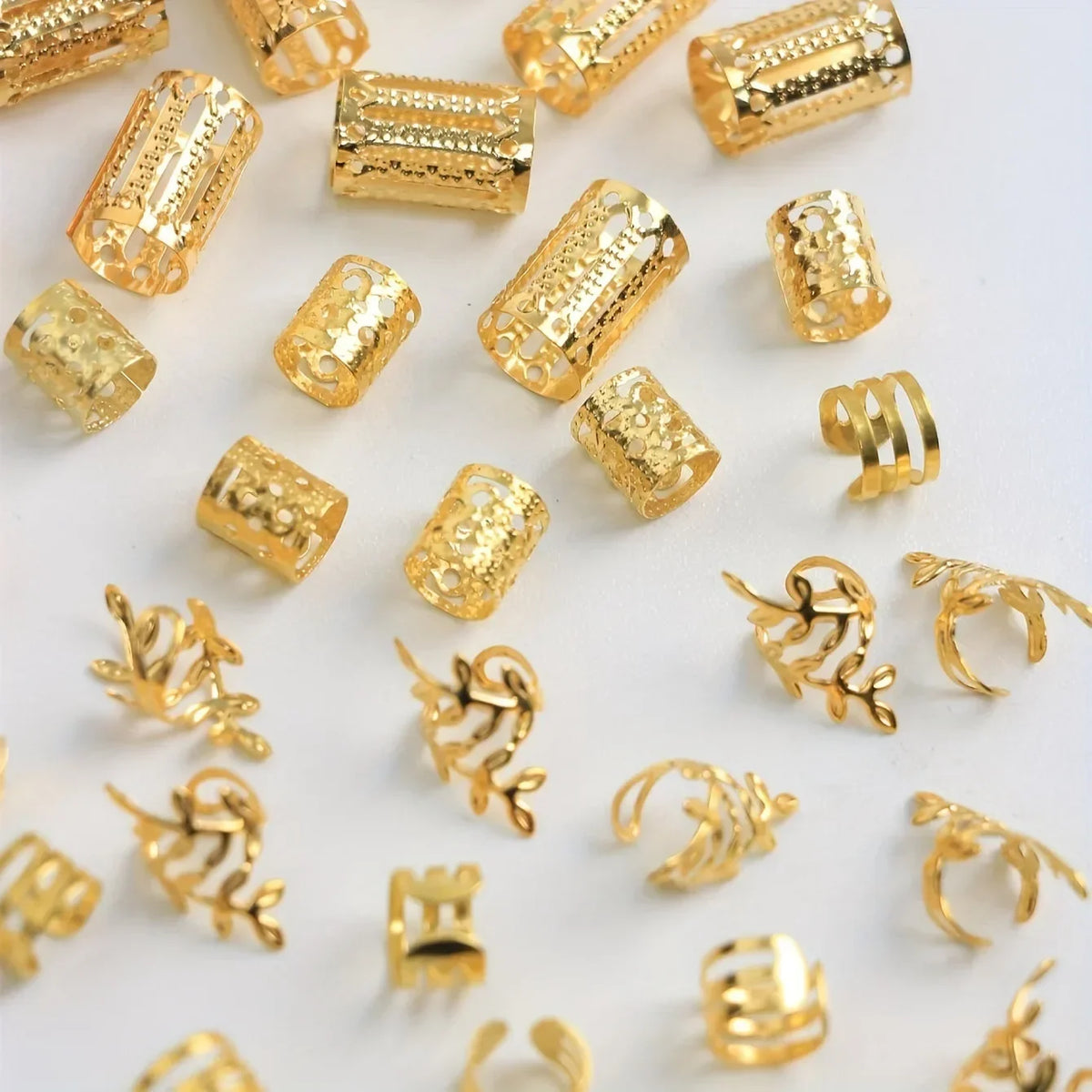 40 pieces mix gold