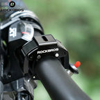 ROCKBROS Cycling Bell Classical Stainless Black Red Horn Bicycle Handlebar Bell Horn Crisp Sound Bike Horn Bells Accessories