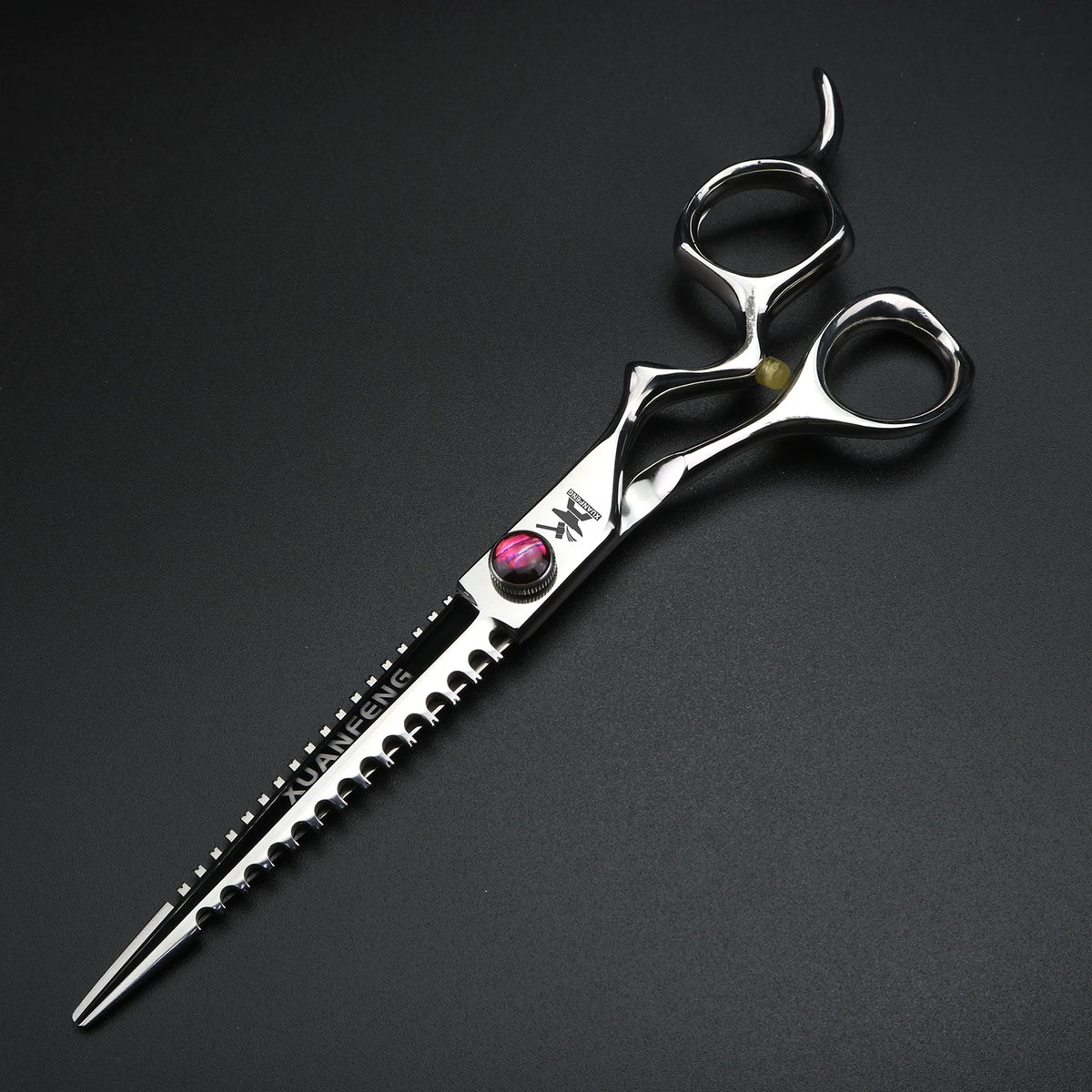 XUANFENG Comfortable Handle 7-inch Hair Cutting Scissors JP440C Steel Barber Scissors