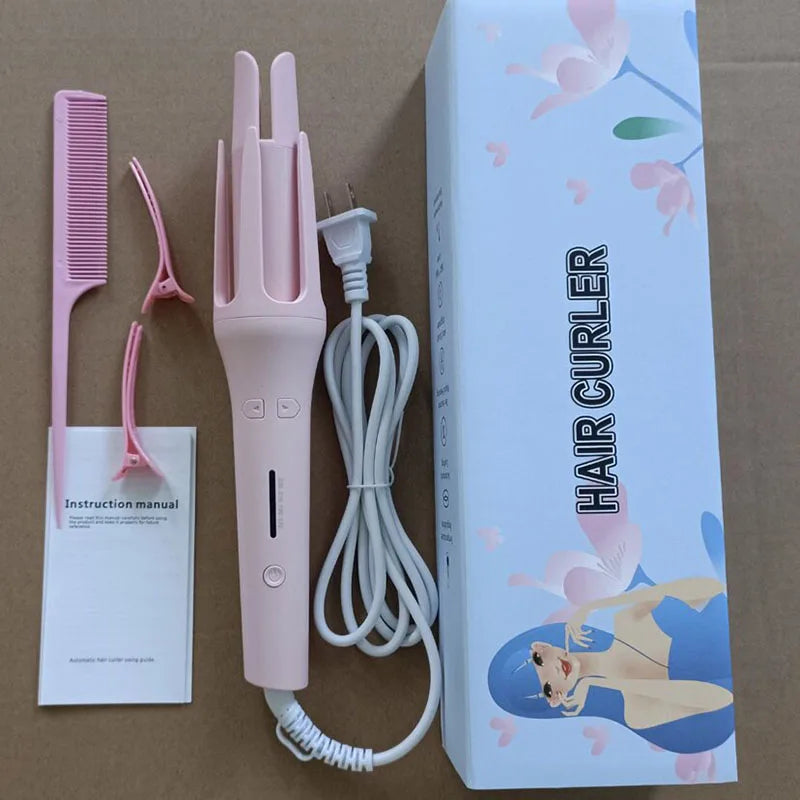 New Anion Automatic Hair Curler Fluffy Chicken Rolls Hair Curler Dormitory Portable Mini Electric Curler Long Lasting Curly Hair