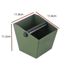 Coffee Knock Box Espresso Grounds Container Coffee ABS Bucket Anti Slip Powder Beveled Residue Barista Accessories Maker Tools
