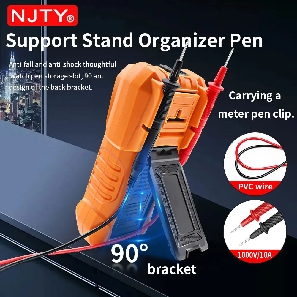 TY T58A/B  NCV Digital Multimeter 9999 words Auto Ranging AC/DC voltage meter Flash light Back light Large Screen like RM113D