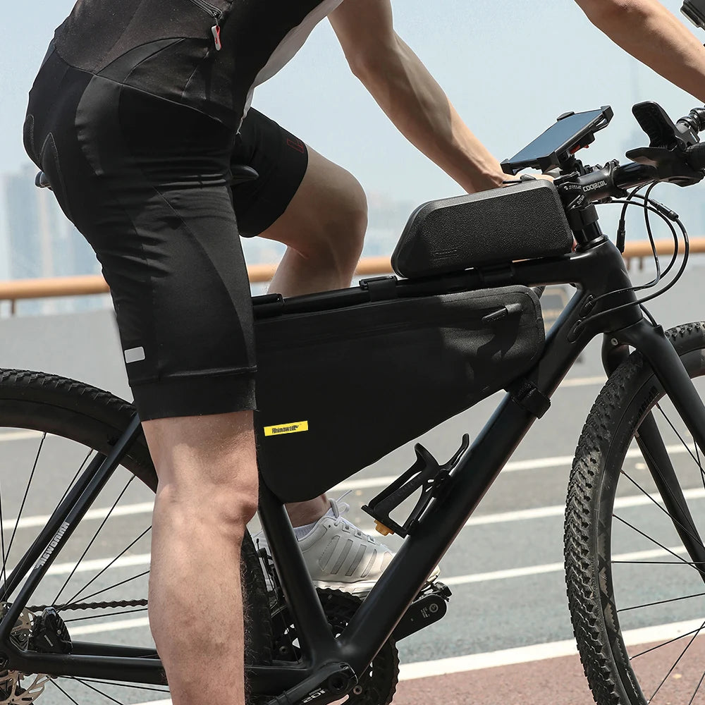 Ultimate Cycling Gear: Waterproof Rhinowalk 4L Frame Bag for Easy Organization