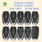 Ly HYQ4AA HYQ4EA 315/433MHZ ID46 Chip Car Remote Key For Chevrolet Malibu Cruze Spark Camaro Equinox Volt Blazer Traverse Sonic