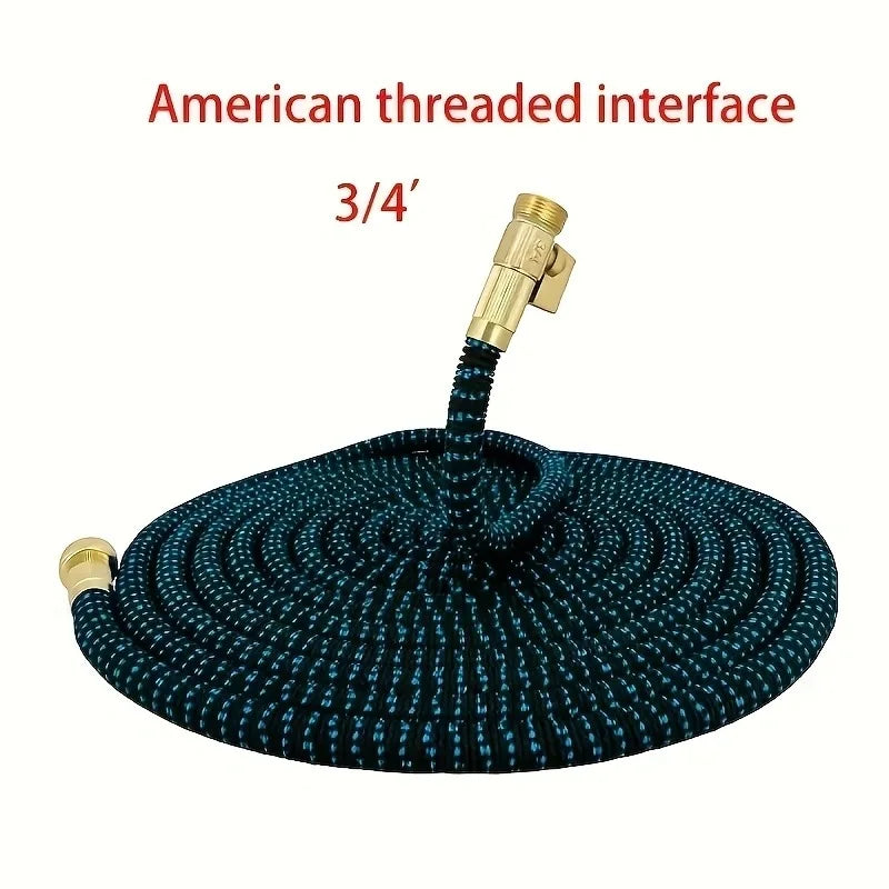 GOUN HOSE Flexible Expandable Garden Hose US 3/4 Metal Joints High PressureCar Wash Hose Expandable Garden Water Hose 25-150FT