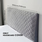 Thicken Headboard Cover Bed Back Dust Protector Cover Super Soft Solid Color Bed Haed Cover Quilte Head Cover