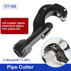 Bearing-type Pipe Cutter with Deburring Tool Pipe Cutter 3-35mm for Copper Stainless Steel Hose Water Pipe Cutting