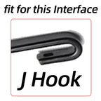 2PCS Universal Wiper Blades Front Windshield Wipers for J Hook Slip Top Button Car All-seasons Durable Stable Car Accessories