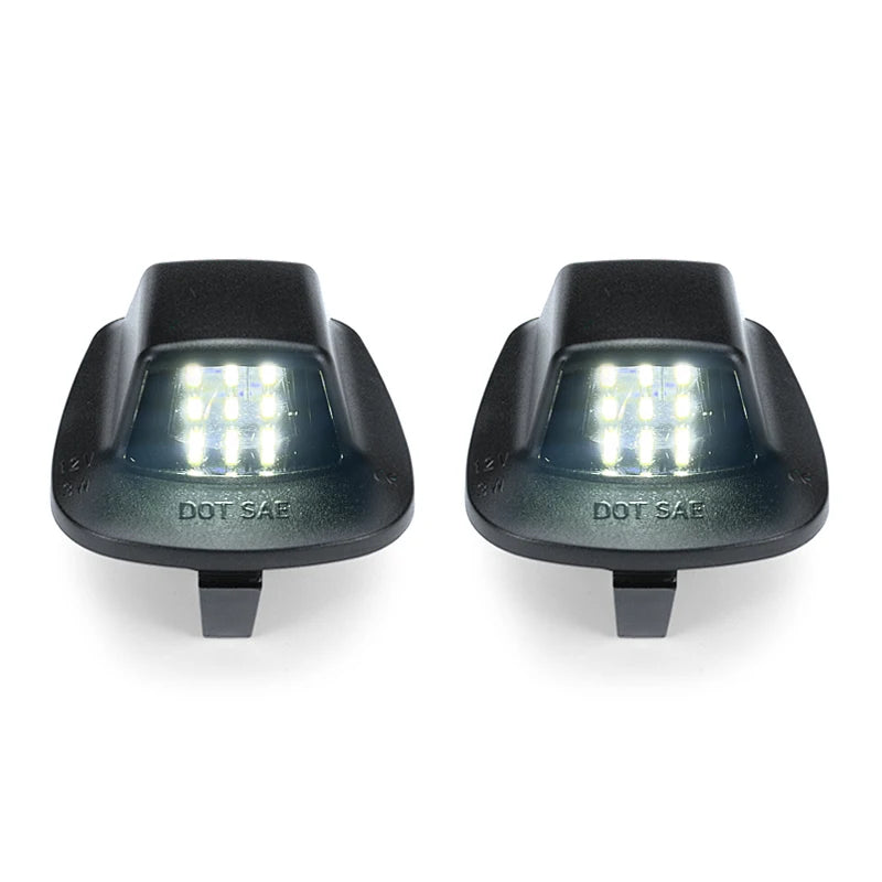 2Pcs For Dodge Dakota Pickup 1997-2010 Mitsubishi Raider 2006-2009 White LED Number License Plate Light Replace OEM 55055292
