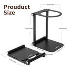 Foldable coffee machine stand aluminum alloy drip filter metal espresso machine base suitable for travel, portable home use