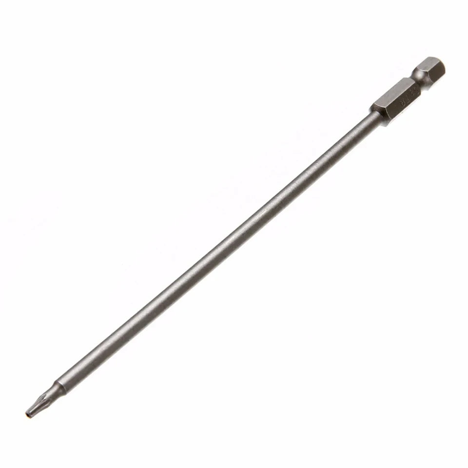 8PCS Torx Screwdriver Bit Set 1/4 Inch Hex Shank Magnetic Star Bits T8-T40 for Drill Wrench 150mm 200mm
