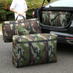 Camouflage 150L Extra Large Moving Bags, Heavy Duty Storage Bags, Oxford Cloth Wrap Around Handles Double Zipper, Reusable