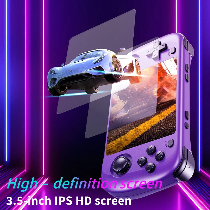 H36S Retro Video game console 3.5inch IPS Screen handheld game console 128GB Built-in 20000+ Classic Games Portable Joystick