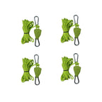 4/8Pcs 4M Reflective Camping Tent Rope Tie Down Fastener Fixed Buckle Pulley Tensioner Ratchet Hangers Awning Wind Rope Outdoor