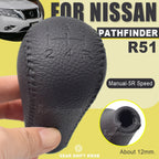 Manual 5/6 Speed Black Gear Shift Knob Handle Lever For NISSAN Navara D40 Frontier Double Cab 2005-2015/Pathfinder R51 2007-2019