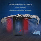 USB Rechargeable Reusable Rat Cage Suitable ForHousehold Mousetrap Infrared Intelligent Induction Continuous Mousetrap