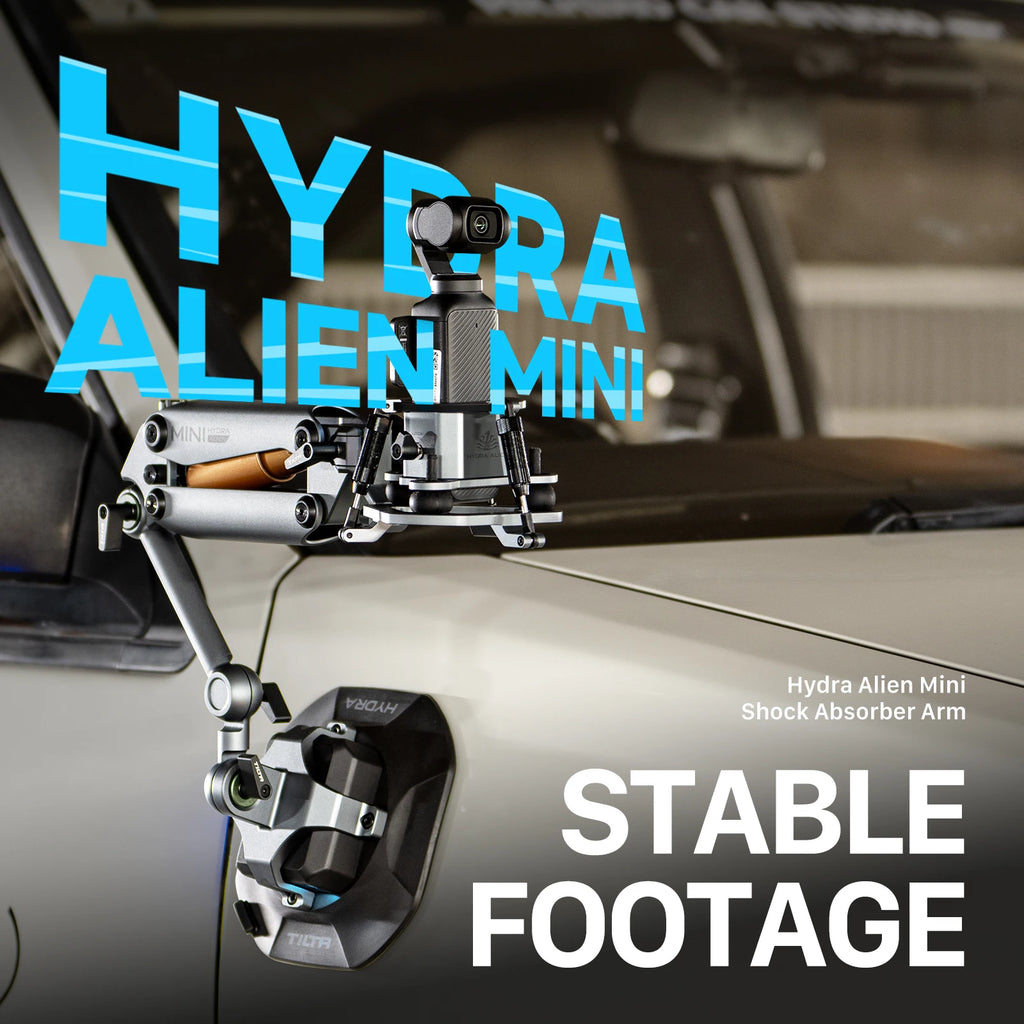 TILTA HDA-T15 Hydra Alien Mini Shock Absorbing Arm Car Shooting E-Suction Cup For DJI Osmo Pocket 4 Pocket 3 for insta360 X4