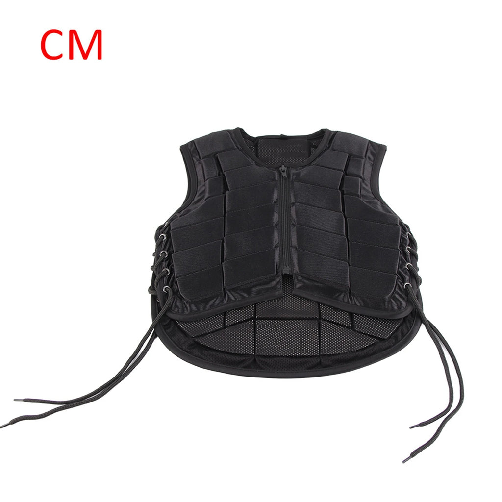 Kids Riding Vest Comfortable Horse Riding Protective Waistcoat Shock Absorption Safety Vest For Boys Girls
