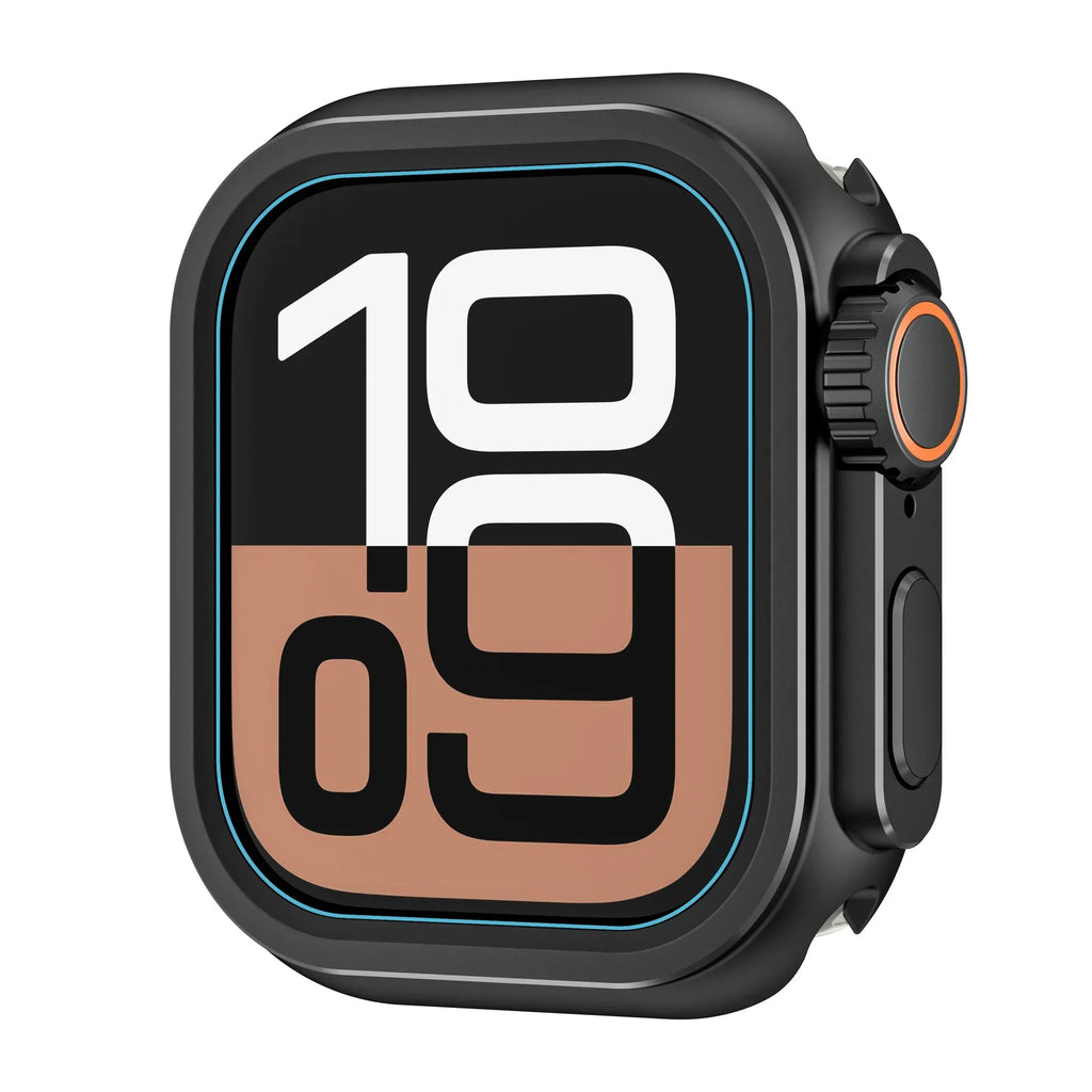 Metal Bumper Case For Apple Watch 46mm 45mm 44mm Protector Frame Cover For iWatch Series 10 9 8 7 6 5 SE Change To Ultra 2 49mm