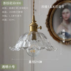 Nordic Modern LED Flowers Pendant Lights Coffee Living Room Balcony Green Glass Knob Switch Hanging lamp Fixtures Luminaira