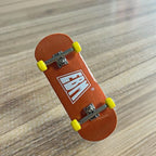 34mm Colorful Maple Wood Fingerboard Complete Set with Trucks - Blue, Orange, Purple, Red, Green