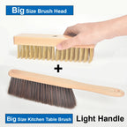 SHANGPEIXUAN Professional Pizza Oven Copper Brush Scraper Household Grill Brass Cleaning Brush with 21 inch Aluminium Handle