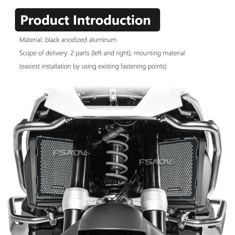R1300GS Motorcycle Radiator Grille Guard Cover Protector For BMW R 1300GS R1300 GS R 1300 GS ADV ADVENTURE 2023 2024