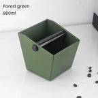 Coffee Knock Box Espresso Grounds Container Coffee ABS Bucket Anti Slip Powder Beveled Residue Barista Accessories Maker Tools