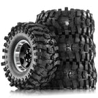 4pcs 1.9 in Wheel Tires for 1/10 TRX4 TRX6 SCX10 SCX10 II 90046 SCX10 III AXI03007 Gen7/8 D90 VS4-10 RC Crawler Car