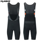 YKYWBIKE Men's Cycling Bib Shorts 4 Pockets Pro Team Bicycle Shorts Bib Summer Road Bike Bottom MTB Cycling Clothing