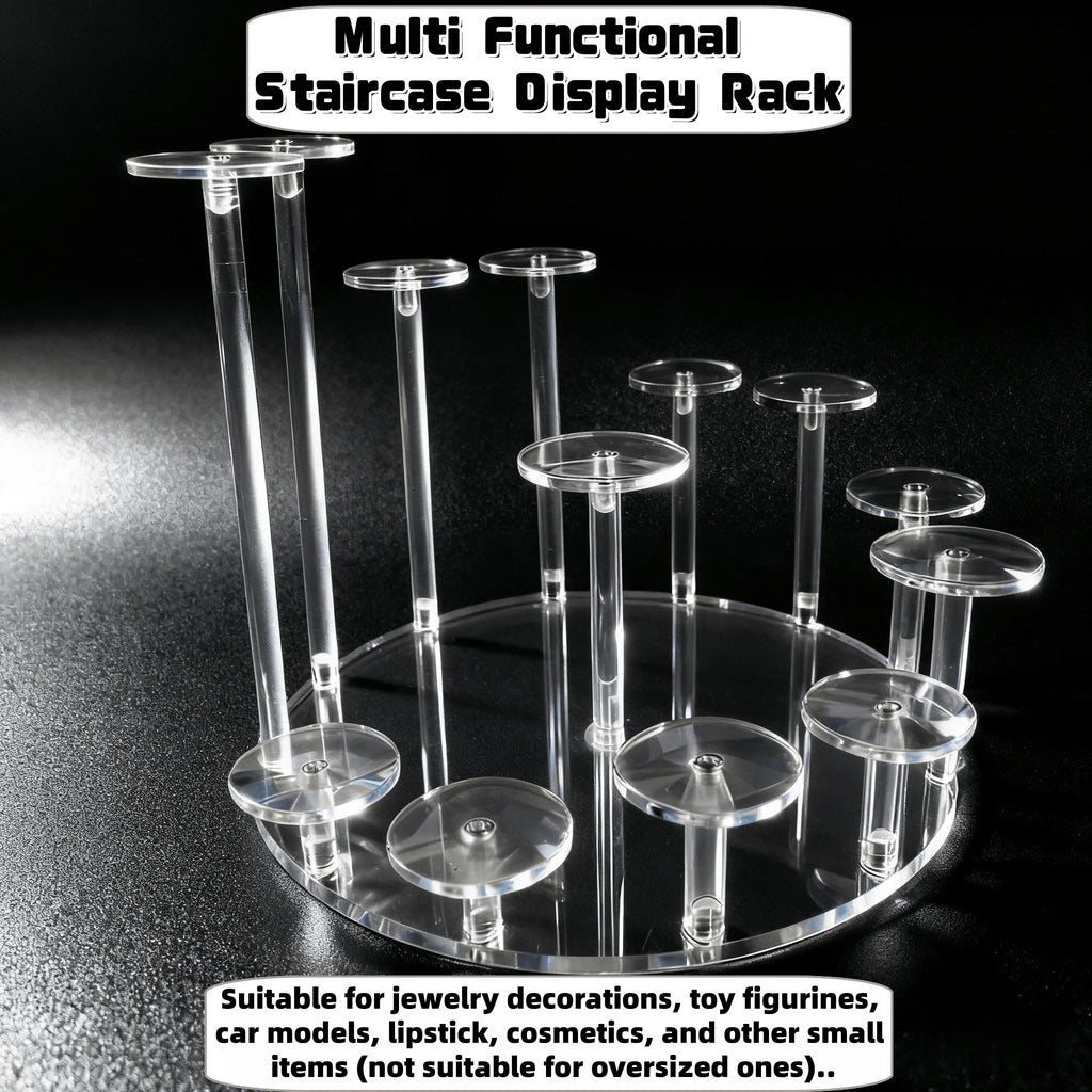 1 PC 13Heads  Acrylic Display Stand, Used For Placing Jewelry, Collectibles,  Multifunctional Display Stand For Accessories